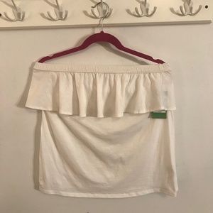 NWT - Lilly Pulitzer Wiley Ruffle Tube Top